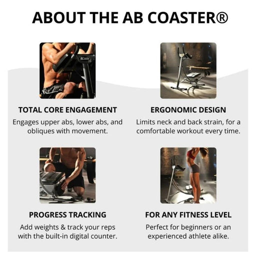 The Abs Company AbCoaster Max ABS2002 core engagement features