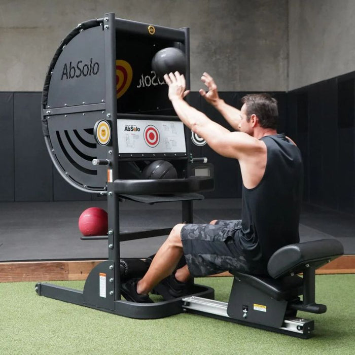 The Abs Company AbSolo athlete overhead throw