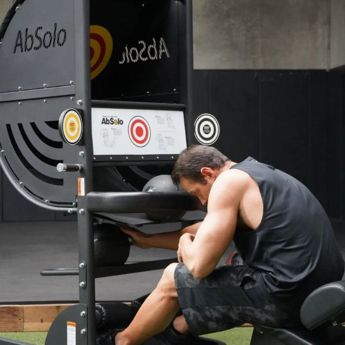 The Abs Company AbSolo athlete seated setup