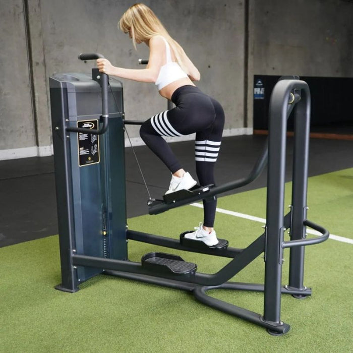 The Abs Company Glute Coaster TL down and back motion