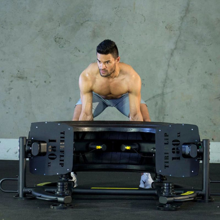 The Abs Company TireFlip 180XL training start position