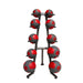 TKO 2-20lb Medicine Ball Set with 10-Ball Rack