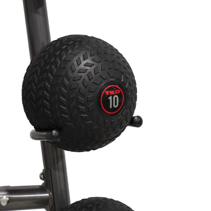 TKO Strength 10 Medicine Ball Storage Rack 849MB-10 Close-up