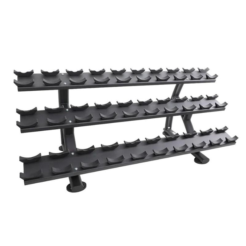 TKO Strength 15-Pair Signature Dumbbell Rack 7052B-BK