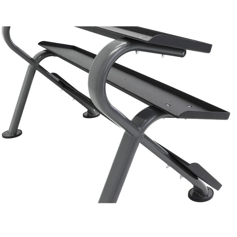 TKO Strength 3-Tier Horizontal Dumbbell Rack 890HDR-B — Strength