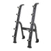 TKO Strength 5 Barbell Storage Rack 845BBR-BK Angle View