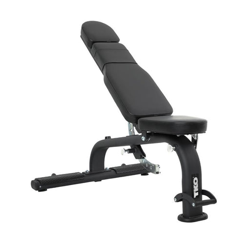 TKO Strength 824FID-BK FID Bench Adjustable Angled View