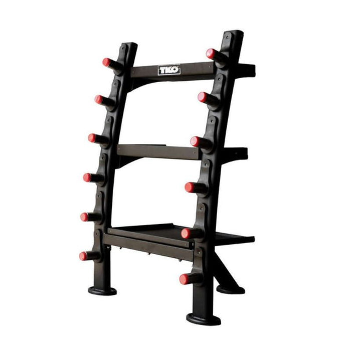 TKO Strength Accessory Pack with Rack storage rack angled