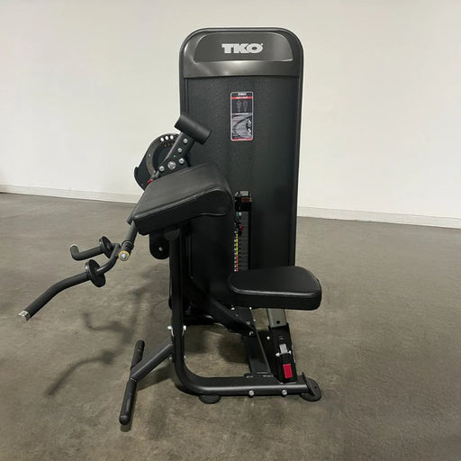 TKO Strength Achieve Bicep Tricep Machine bicep starting position