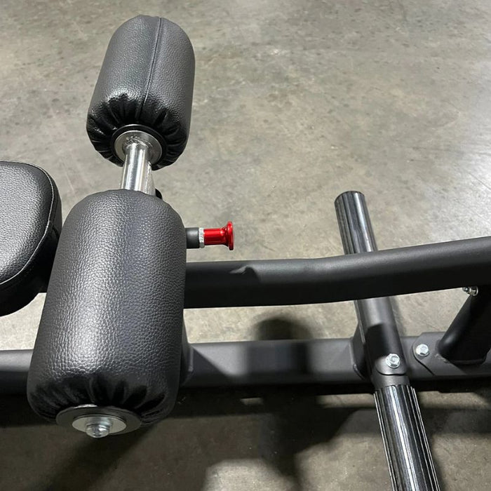 TKO Strength Achieve Lat Pulldown Mid Row leg pad adjustment