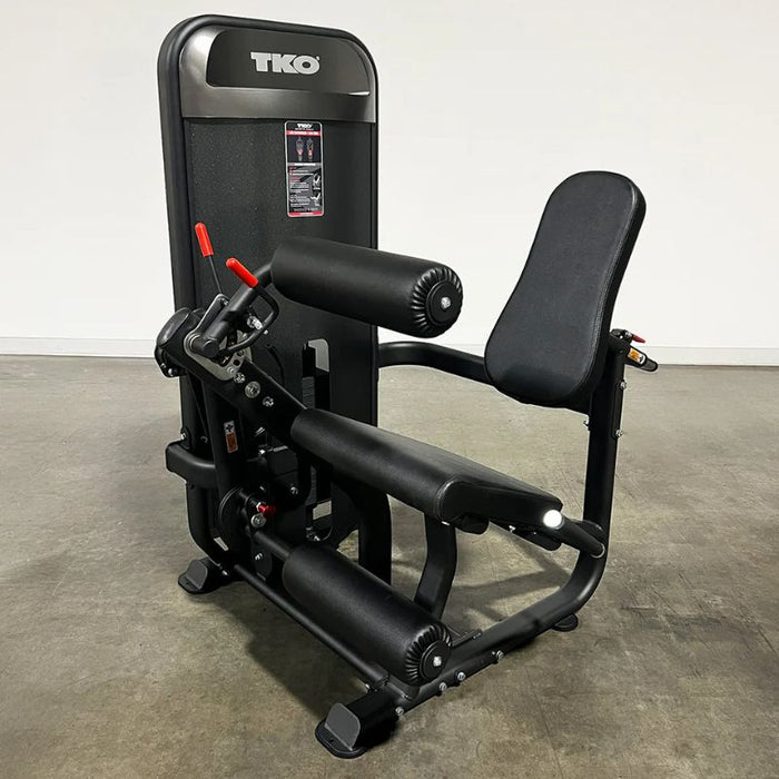 TKO Strength Achieve Leg Extension Leg Curl backpad lever adjustment