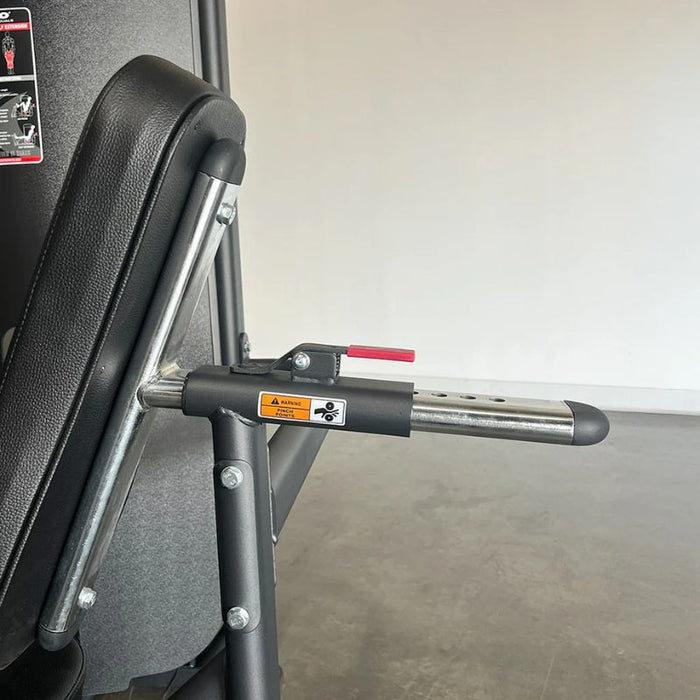 TKO Strength Achieve Leg Press Calf Extension backpad adjustment