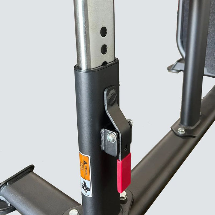 TKO Strength Achieve Pec Deck Rear Delt Machine seat adjustment lever