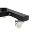 TKO Strength Bumper Plate Rack with Wheels 851VBR Caster Wheel Detail
