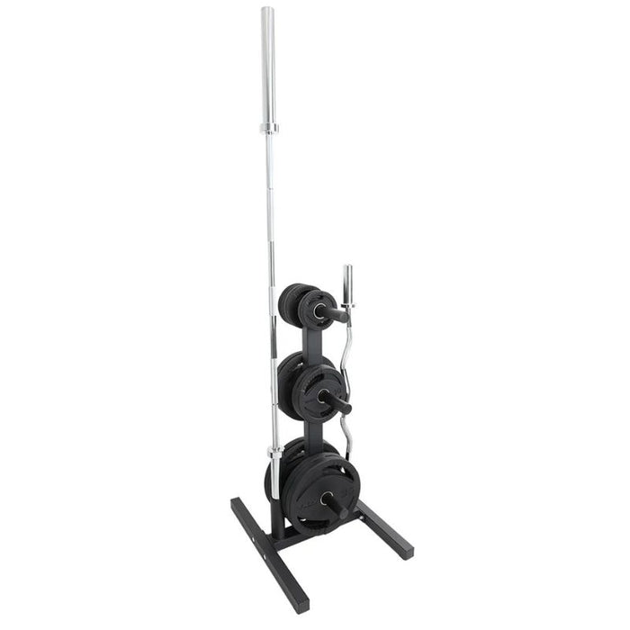 TKO Strength Compact Olympic Plate Tree loaded