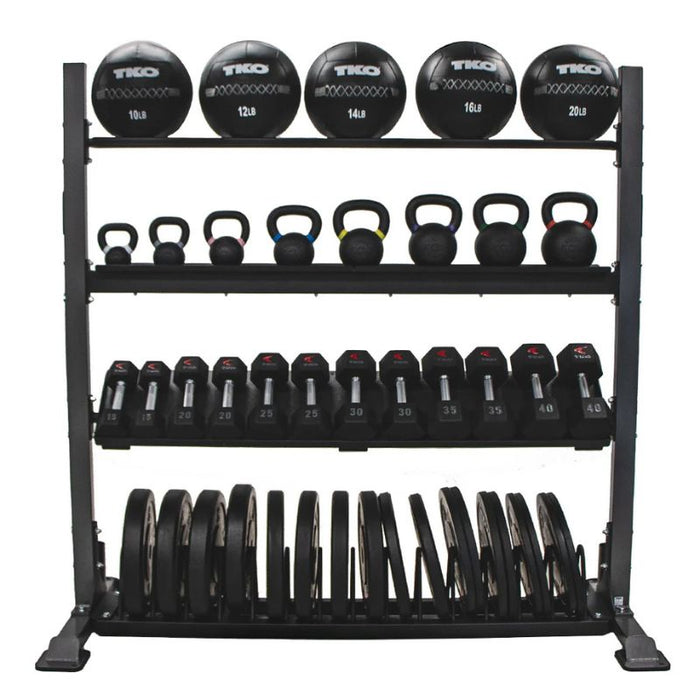 TKO Strength Customizable Storage Rack Full Front Loaded