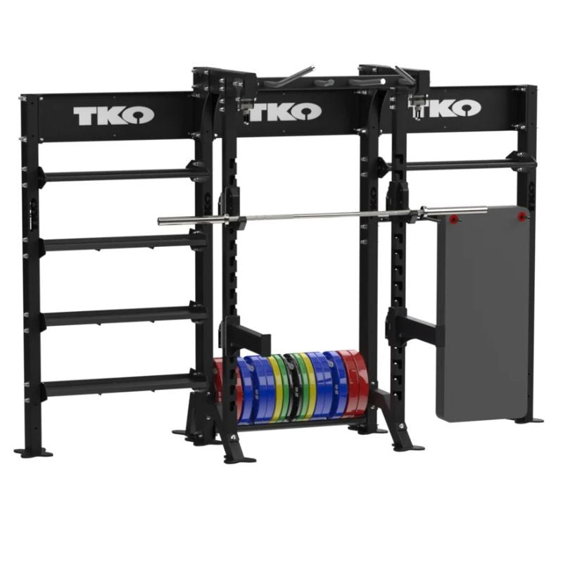 TKO Strength Half Rack Dual with Storage