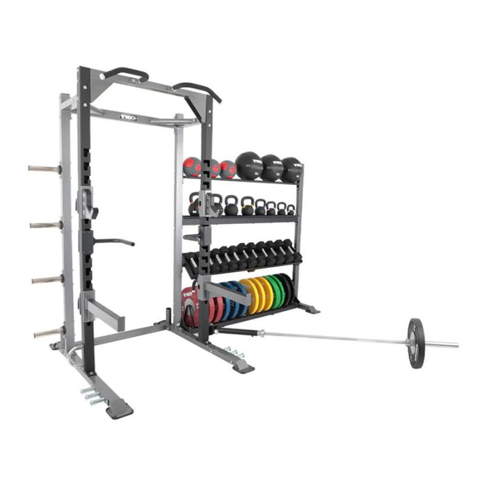 TKO Strength Half Rack with Storage 921HR-STRG Angle Barbell