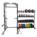 TKO Strength Half Rack with Storage 921HR-STRG with Storage Loaded