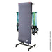 TKO Strength Hanging Club Mat Rack 850MR-BK Mat Storage Loaded