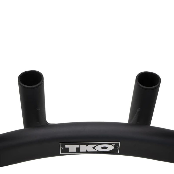 TKO Strength Olympic Plate Tree front view bar holders