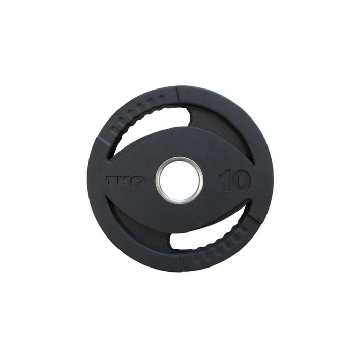tko strength olympic rubber grip plates 10lb 803OR-10