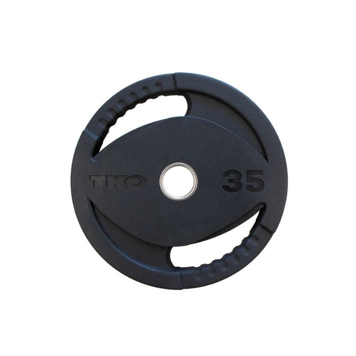 tko strength olympic rubber grip plates 35lb 803OR-35