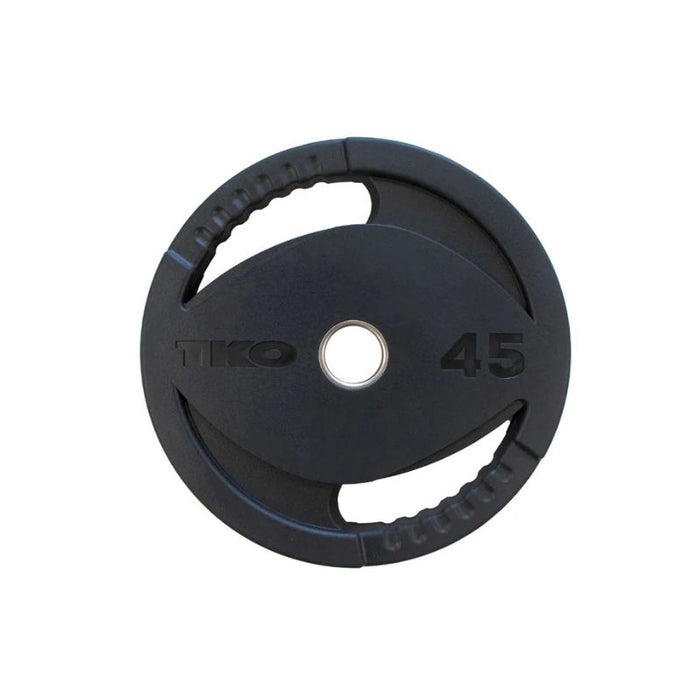 tko strength olympic rubber grip plates 45lb 803OR-45