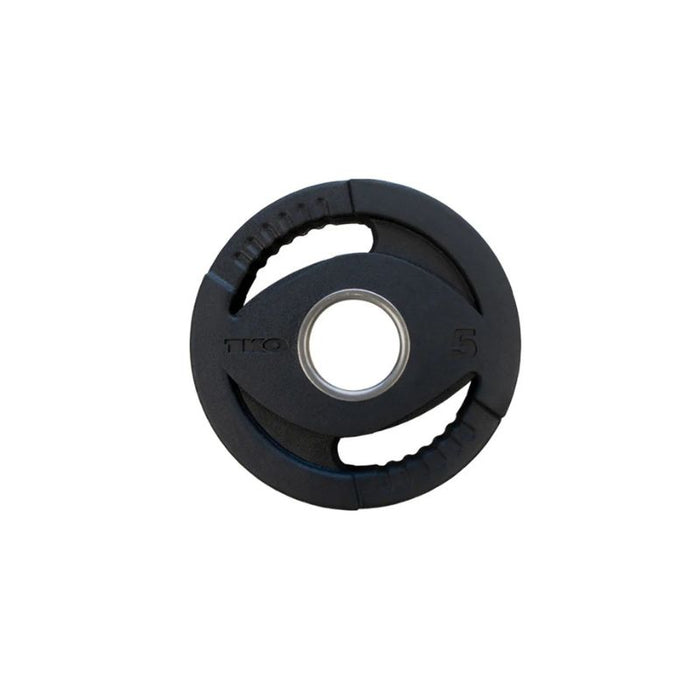 tko strength olympic rubber grip plates 5lb 803OR-5