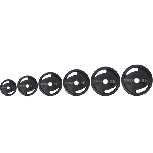 TKO Strength Olympic Urethane Grip Plate Set