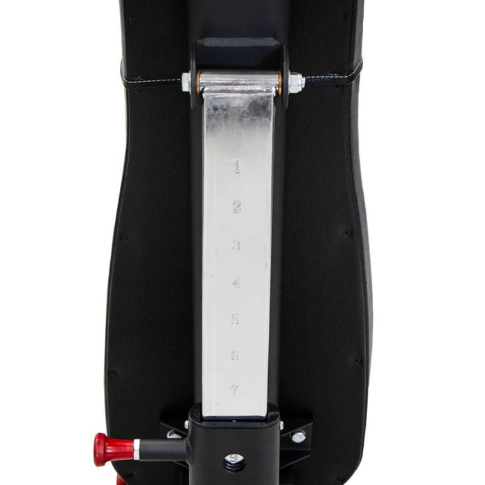 TKO Strength Signature Multi-Adjustable Bench 7045-G2 Back Pad Adjustment Detail