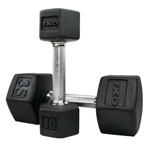 TKO Strength Tri-Grip Hex Dumbbell Set