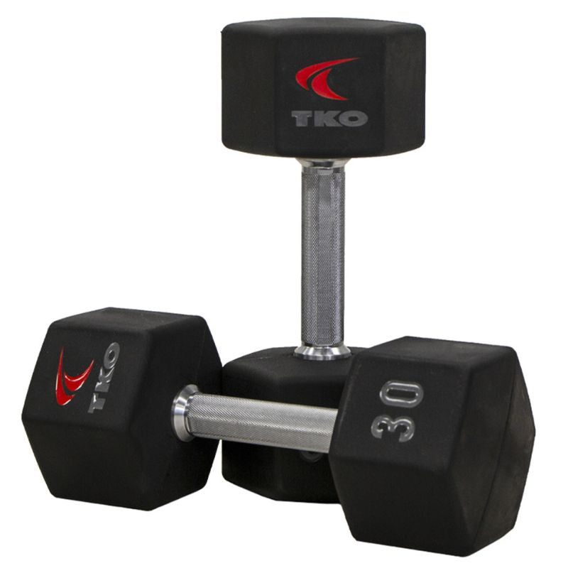 TKO Strength Tri-Grip Urethane Dumbbell Set 816TXU