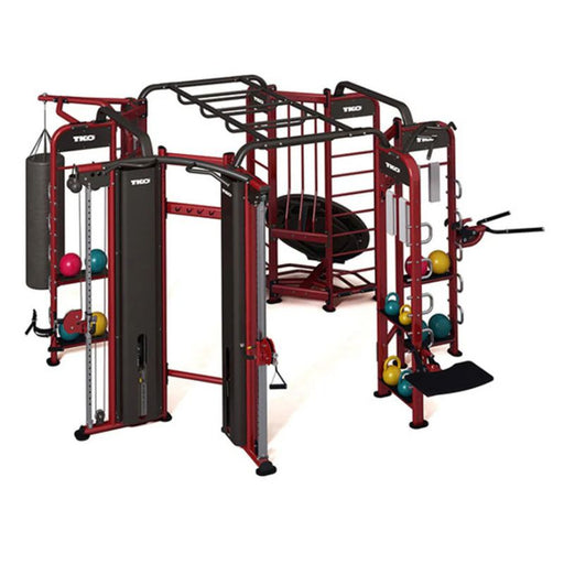 TKO Stretching+Boxing+Rebounder+Cables Station 9900 Red