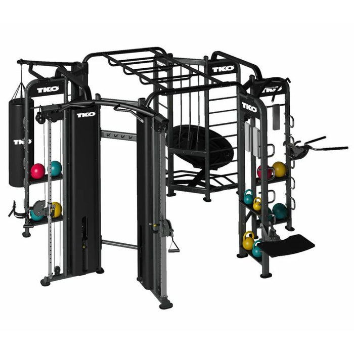 TKO Stretching+Boxing+Rebounder+Cables Station 9900