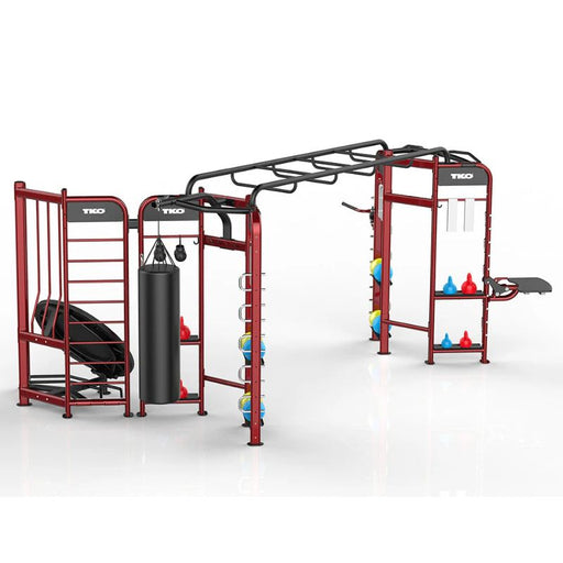 TKO Stretching+Boxing+Rebounder Station 9903 Red