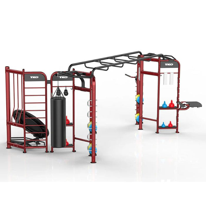 TKO Stretching+Boxing+Rebounder Station 9903 Red