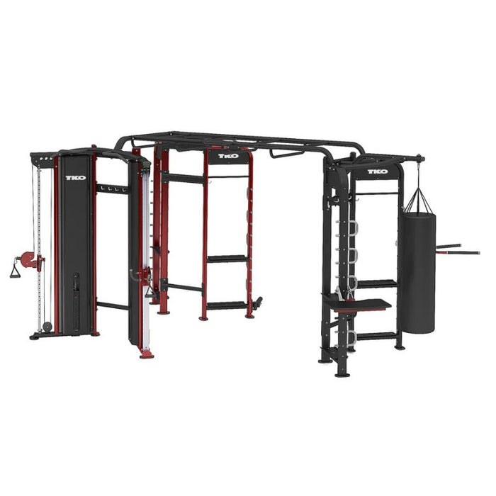 TKO Stretching+Combat+Functional Trainer 9908 Red