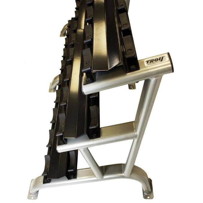 Troy DR-15 Dumbbell Rack - Side View