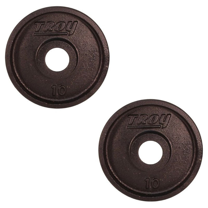 Troy Premium Cast Iron Olympic 10lb Plate Pair