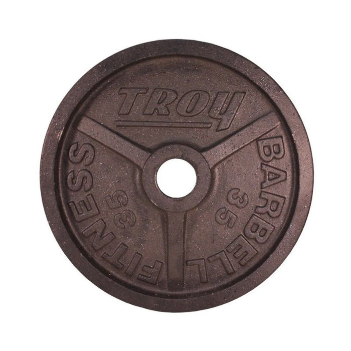 Troy Premium Cast Iron Olympic 35lb Plate