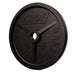 Troy Premium Cast Iron Olympic 45lb Plate - Angled View