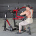 Muscle D Power Leverage V2 Lateral Raise man top range motion