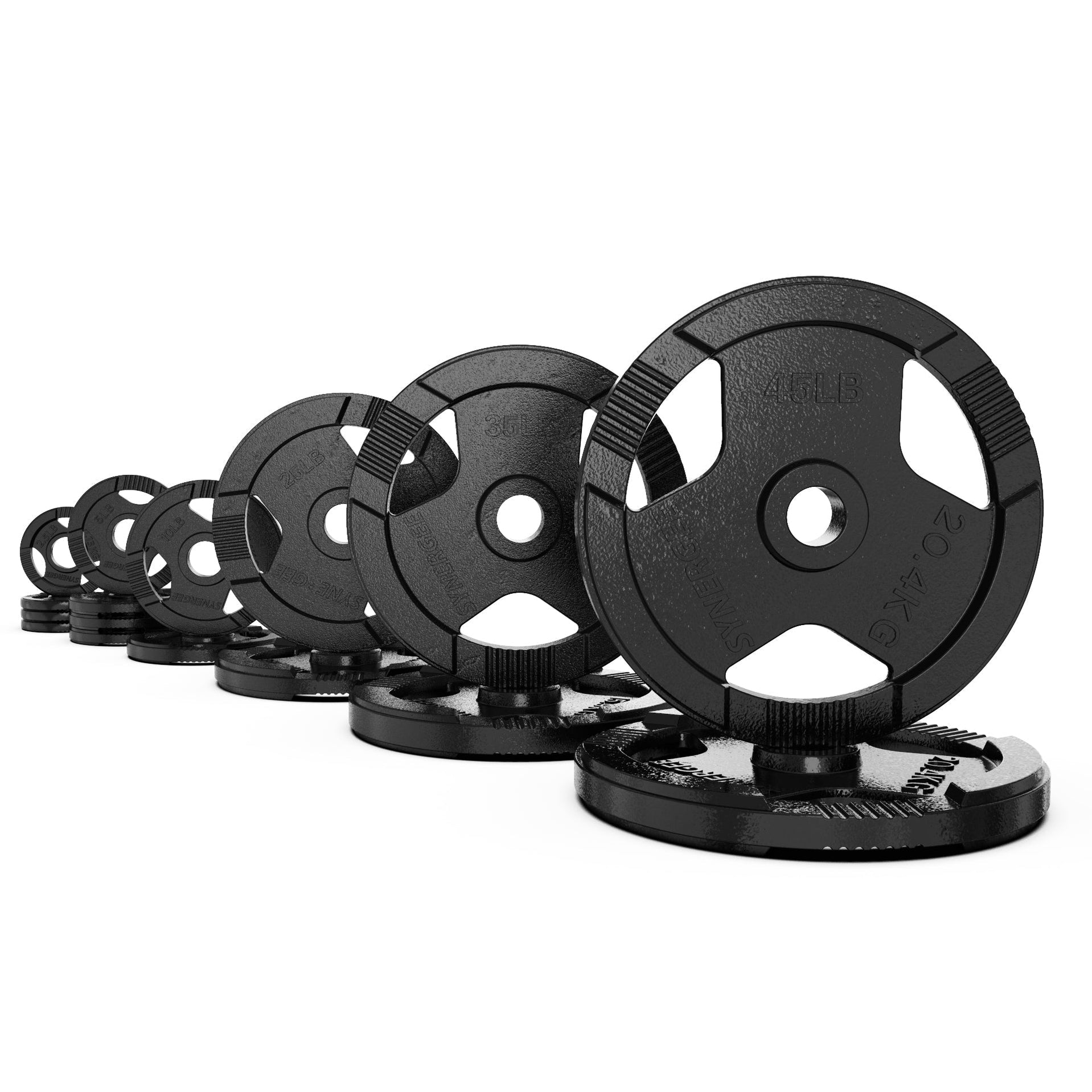Synergee Cast Iron Weight Plate Sets — Strength Warehouse USA