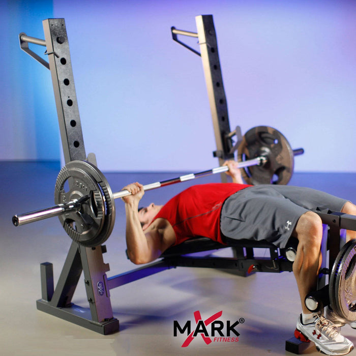 XMark Fitness International Olympic Weight Bench Leg and Preacher Curl XM-4424.1