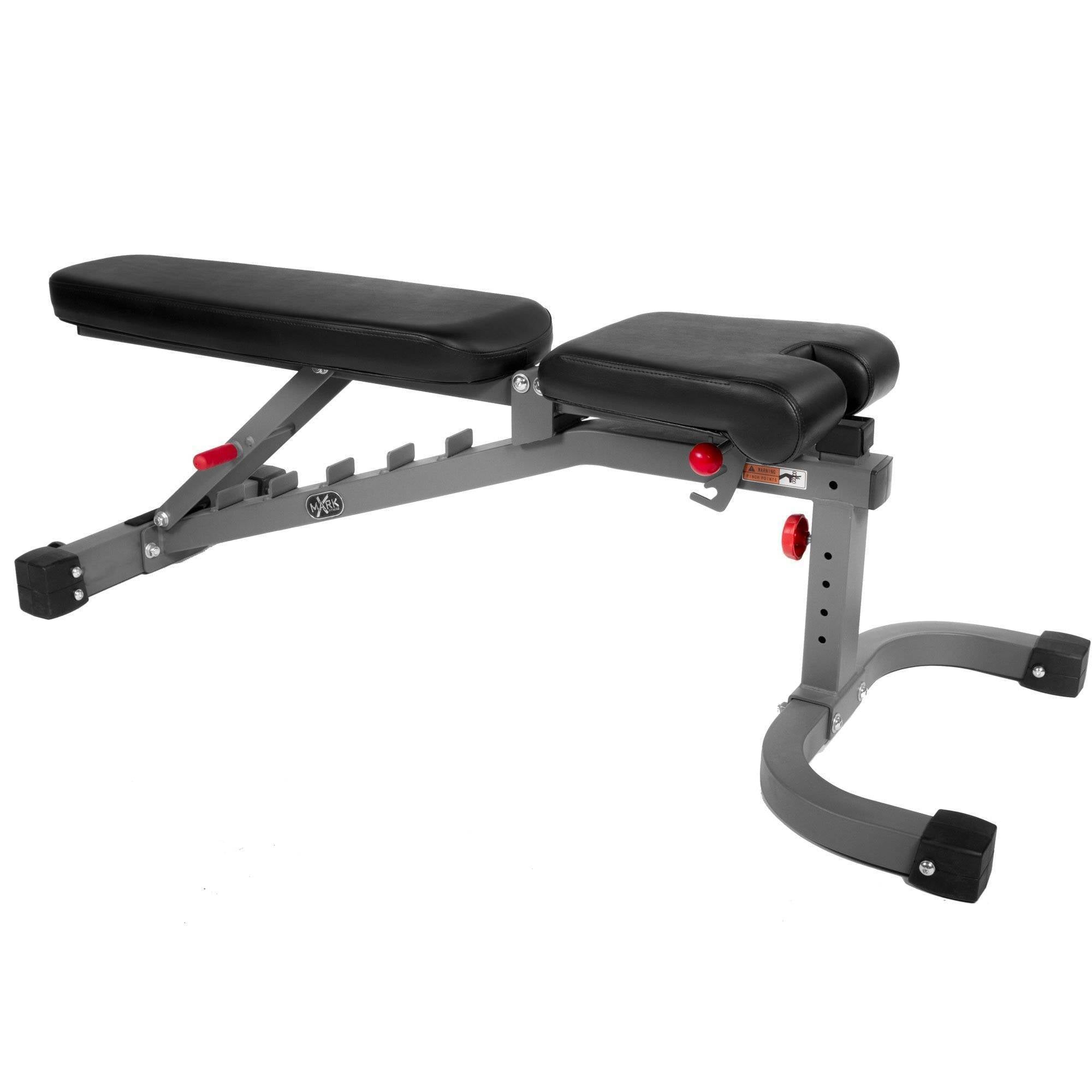 XMark Fitness FID Exercise Bench with Adjustable Seat XM-7472