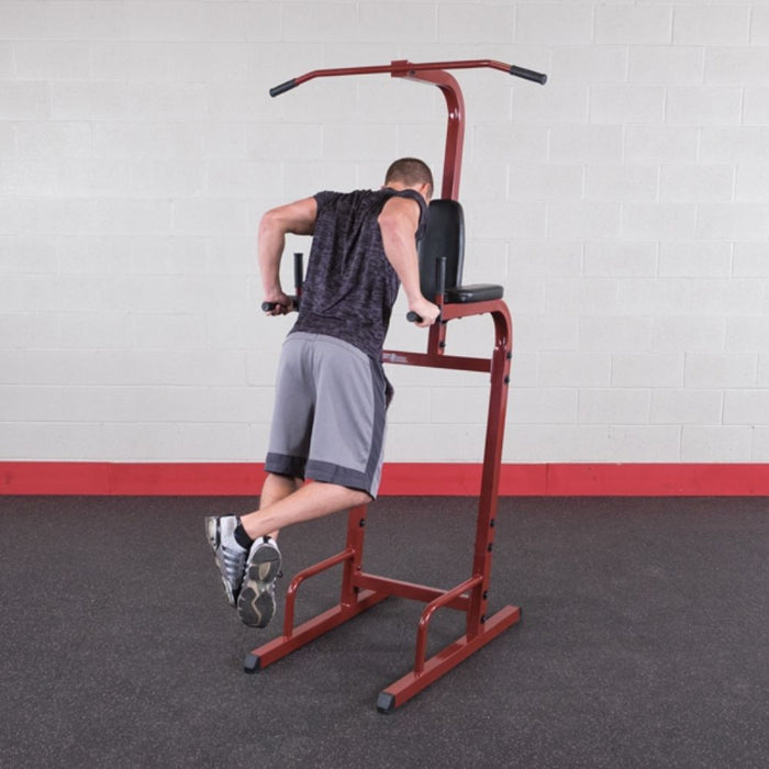 Best Fitness BFVK10 Vertical Knee Raise Dip Pull Up Station Dips