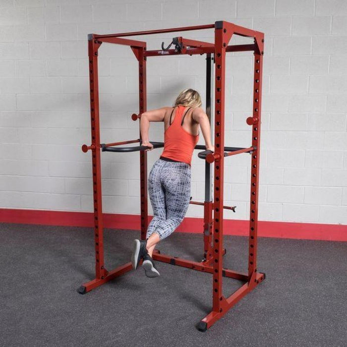 Body-Solid DR100 Power Rack Dip Attachment - Buy Online — Strength ...