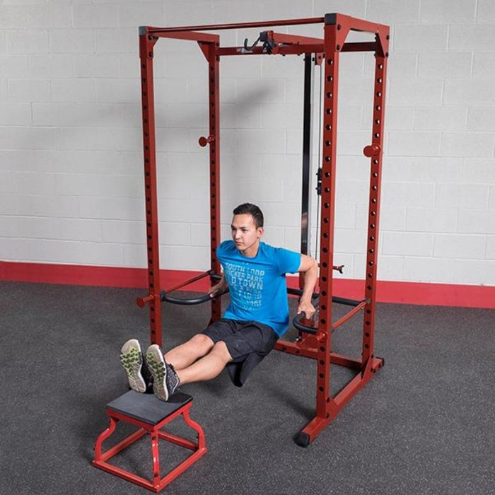 Body-Solid DR100 Power Rack Dip Attachment - Buy Online — Strength ...