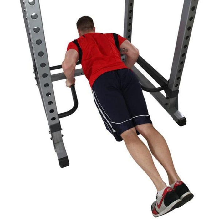 Body-Solid DR378 Dip Bar Attachment for GPR378 Power Rack Push Ups